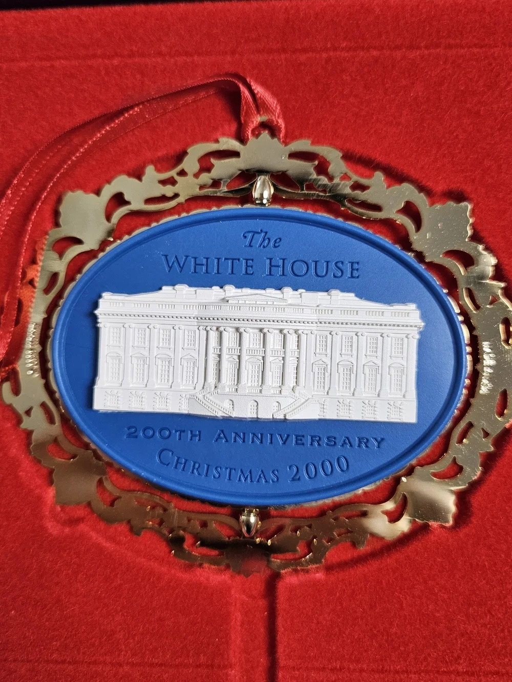 White House Historical Association 2000 200th Anniversary Christmas Ornament